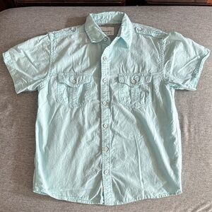 Paper Denim & Cloth Light Blue fishing style button down shirt - 8